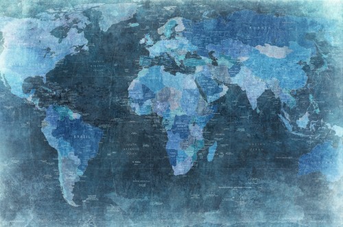 地図壁紙b Q 青い 水彩絵の具 世界 アート 設計 図 パターン アクリル絵の具 ペインティング スペース Wallpaperkiss
