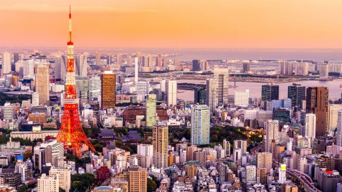 東京タワーの壁紙 都市の景観 タワー 市 首都圏 超高層ビル スカイライン 市街地 Wallpaperkiss