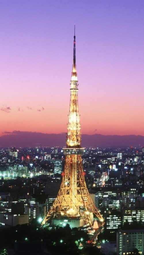 東京タワーの壁紙 タワー 都市の景観 首都圏 市 尖塔 超高層ビル 市街地 Wallpaperkiss