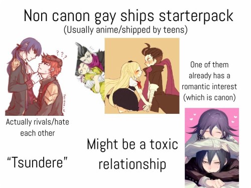 canon gay anime ships