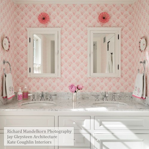 pink bathroom wallpaper,pink,tile,room,wall,property,interior design