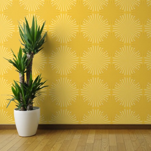 黄色のテクスチャ壁紙 黄 壁 壁紙 工場 パイナップル 観葉植物 アナナス 花 木 植木鉢 Wallpaperkiss