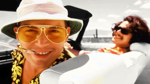 Fear And Loathing In Las Vegas Wallpaper Red Eyewear Nose Head Cartoon Lip Mouth Illustration Animation Font Wallpaperkiss