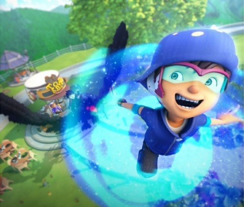 wallpaper boboiboy kuasa 6,cartoon,anime,illustration,fiction