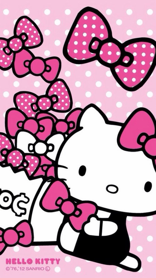 Wallpaper Hello Kitty Pink Bergerak Image Num 59