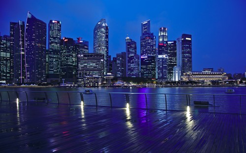 シンガポール壁紙hd 都市の景観 首都圏 市 スカイライン 反射 超高層ビル 高層ビル Wallpaperkiss