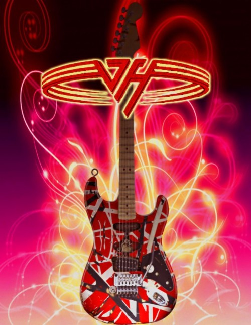 ヴァン ヘイレンの壁紙 ギター 赤 ギタリスト エレキギター 撥弦楽器 音楽 グラフィックデザイン フォント Wallpaperkiss
