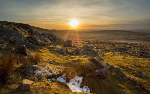 イギリスの田舎の壁紙 自然 自然の風景 空 地平線 日の出 日光 山 雰囲気 Wallpaperkiss