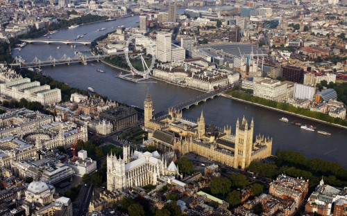 ロンドンデスクトップ壁紙 空中写真 首都圏 市街地 市 都市の景観 水路 Wallpaperkiss