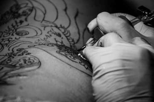タトゥーアートの壁紙 入れ墨 お絵かき 手 設計 黒と白 パターン 写真撮影 一時的な刺青 モノクローム Wallpaperkiss