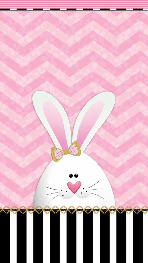 イースターバニーの壁紙 ピンク イースターのウサギ ウサギとウサギ ウサギ イースター Wallpaperkiss