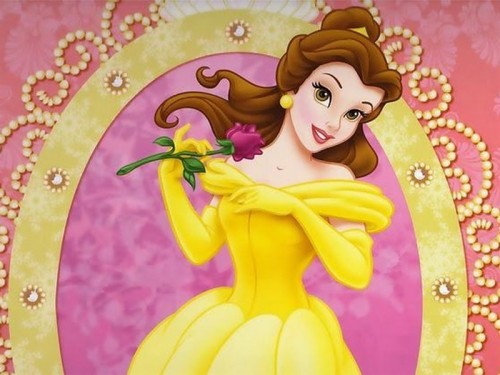 Princess Belle Wallpaper Orange Yellow Peach Illustration Fictional Character Cg Artwork Graphics Art Wallpaperkiss