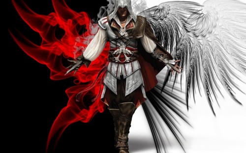 Coole Assassins Creed Wallpaper Cg Kunstwerk Damon Erfundener Charakter Illustration Ubernaturliche Kreatur Grafikdesign Flugel Dunkelheit Engel Anime 2498901 Wallpaperkiss