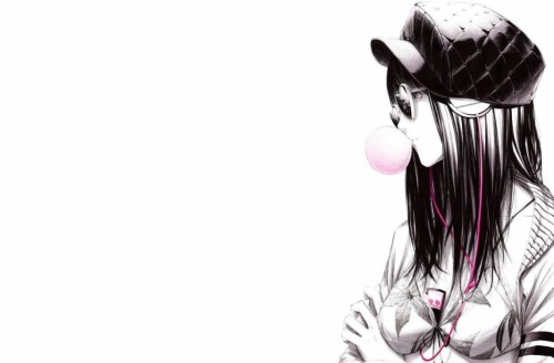 ヒップホップガールの壁紙 ヘア 漫画 髪型 アニメ 黒髪 姫カット オーディオ機器 茶髪 モノクローム Wallpaperkiss