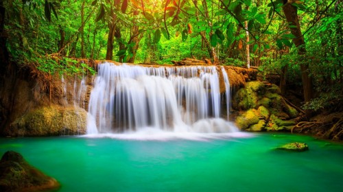 アンドロイド用のuhdの壁紙 滝 水域 水資源 自然の風景 自然 水 水路 緑 Wallpaperkiss